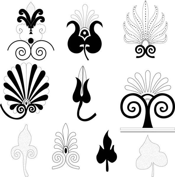 Süsler ve buketler için tomurcuk vektörü 