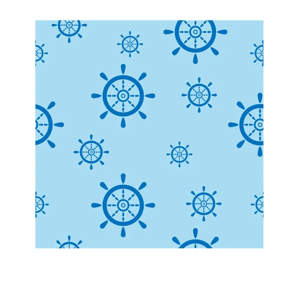 vektör arkaplan deseni çizimleri ile deniz temalı parşömenli, mavi tonlu, kumaş ve kağıt için baskı