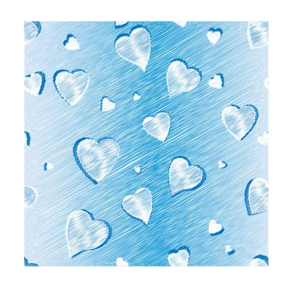 Kalpli vektör arkaplan şablonu, çok katmanlı, kumaş ve kağıt üzerine baskı için uygun ve kartpostallar için bir temel olarak mavi ile soyut desen 