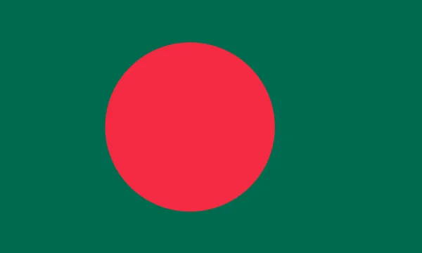 Bangladesi Zászló Képe Ország Népe Szimbóluma — Stock Vector