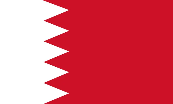 Image Drapeau Bahreïn Symbole Pays Son Peuple — Image vectorielle