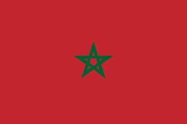  Fas bayrağının resmi, ülkenin ve halkının bir sembolü. 