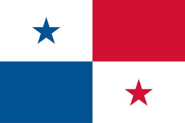  Panama bayrağının resmi, ülkenin ve halkının bir sembolü. 