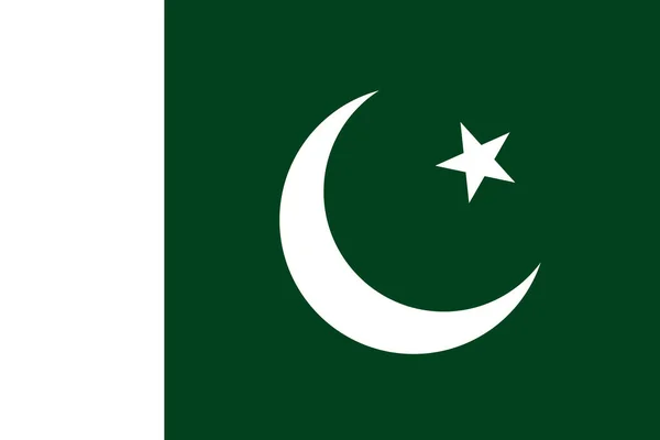 Изображение Флага Пакистана Символа Страны Народа — стоковый вектор