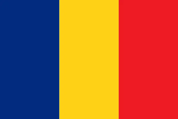 Imagem Bandeira Roménia Símbolo País Seu Povo —  Vetores de Stock