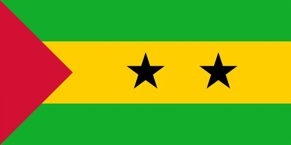 Imagem Bandeira São Tomé Símbolo País Seu Povo —  Vetores de Stock