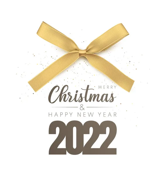 2022年新年の背景. — ストックベクタ