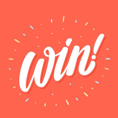 Kazan. Vektör el yazısı harf pankartı.