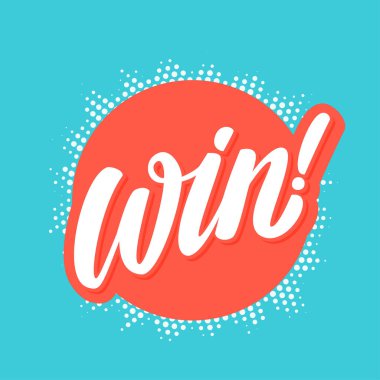 Kazan. Vektör el yazısı harf pankartı.