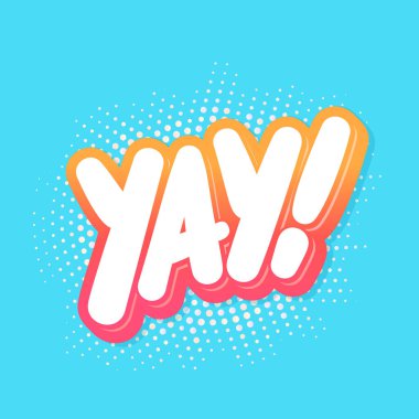 Yaşa! Vektör harf simgesi. Vektör el yazısı harfler. 