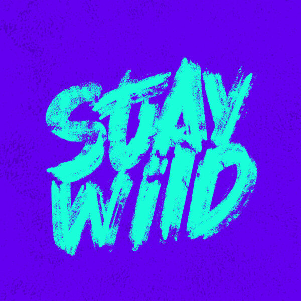 Stay Wild. Vector handwritten lettering.