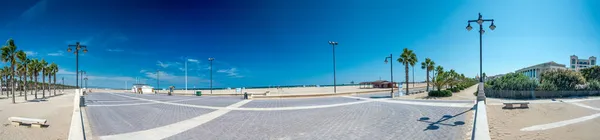 西班牙阳光和海滩旅游 瓦伦西亚甘迪亚 — 图库照片