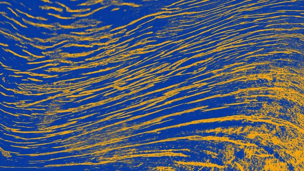 Blå Abstrakt Textur Med Gyllene Ränder Grafik För Bakgrunder Eller — Stockfoto