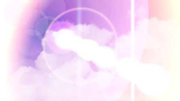 Arkaplan veya tasarım illüstrasyon ve sanat için merkez kirişli soyut beyaz-pembe bokeh dokusu.