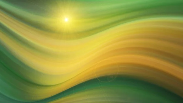 Wavy Yellow Green Abstract Texture Light Graphics Christmas Backgrounds Other — Fotografia de Stock
