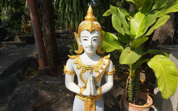 Tak Tailandia Enero 2022 Estatua Ángel Masculino Parque Escultura Ángel —  Fotos de Stock