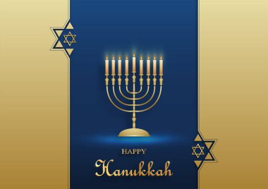 Hanuka bayramı için güzel ve yaratıcı sembolleri olan mutlu Hanuka kartları ve altın kağıt kesim tarzı Hanuka Yahudi bayramı (çeviri: Mutlu Hanukka günleri, Hag Hanukka)
