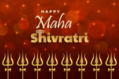 Mutlu Maha Shivratri festivali, Shiva Lord 'un Hindu festivali. 