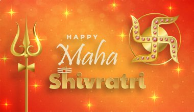 Mutlu Maha Shivratri festivali, Shiva Lord 'un Hindu festivali. 