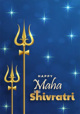 Mutlu Maha Shivratri festivali, Shiva Lord 'un Hindu festivali. 