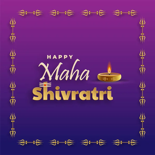 Mutlu Maha Shivratri festivali, Shiva Lord 'un Hindu festivali. 