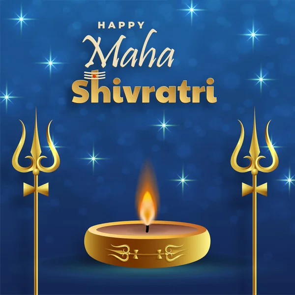 Mutlu Maha Shivratri festivali, Shiva Lord 'un Hindu festivali. 