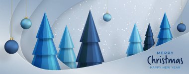 Mutlu Noel şenliği desenleri Noel topları ve kar taneleri konsepti ile renk arkaplanı