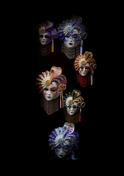 Máscaras Carnaval Venecia Italia — Foto de Stock