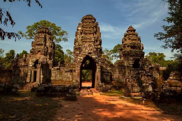 Angkor Wat Enorme Complexo Templos Hindus Camboja — Fotografia de Stock