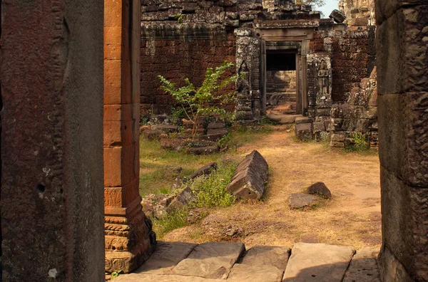 Angkor Wat Enorme Complexo Templos Hindus Camboja — Fotografia de Stock