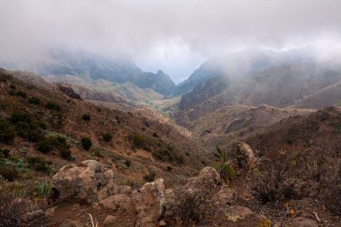 Tenerife adasının dağ manzaraları.