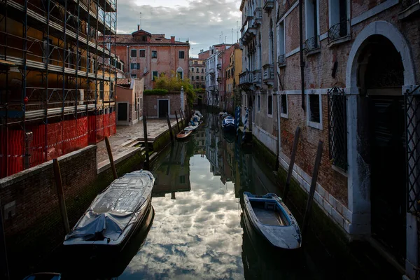 Venise Est Une Ville Unique Sur Eau Étonnante Mystérieuse Italie — Photo