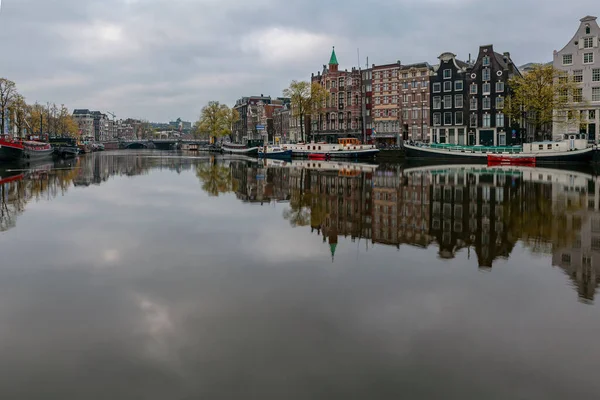 Amsterdam Est Capitale Grande Ville Des Pays Bas — Photo