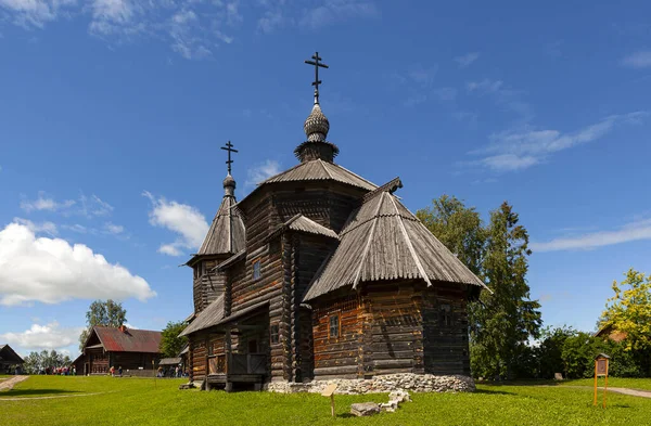 Starożytne Świątynie Klasztory Miasta Suzdal Rosja — Zdjęcie stockowe