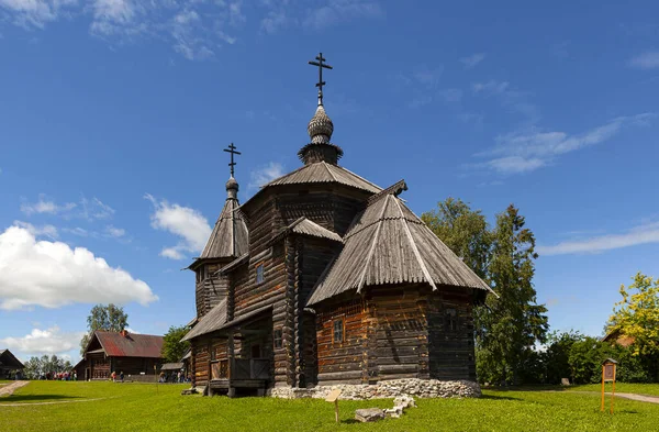 Стародавні Храми Монастирі Міста Суздаль Росія — стокове фото