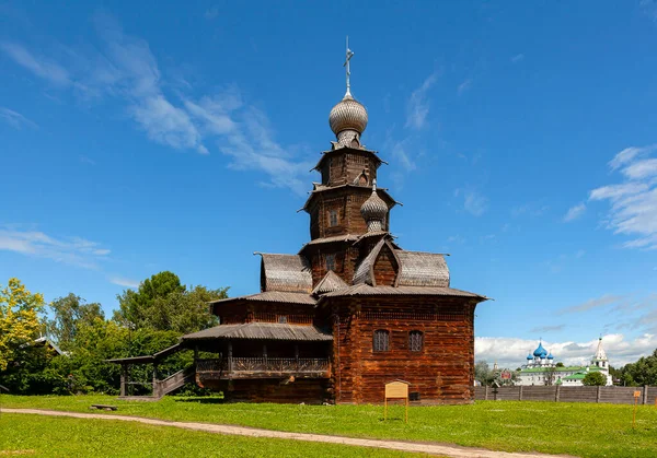 Suzdal Şehrinin Antik Tapınakları Manastırları Rusya — Stok fotoğraf