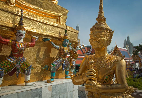 Grand Palace Complexo Edifícios Coração Banguecoque Tailândia Imagens Royalty-Free