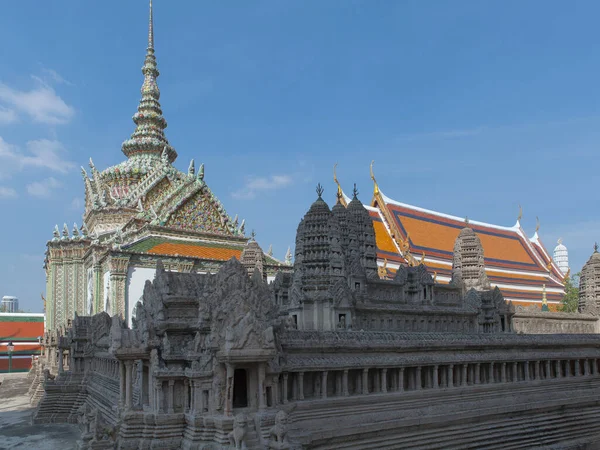 Grand Palace Complesso Edifici Nel Cuore Bangkok Thailandia Foto Stock Royalty Free