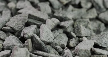 Macro shot: Small rubble - ingredient for making concrete