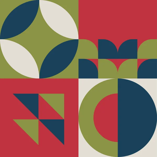 Geometrik vektör deseni. Posterler ve sunumlar için minimalist süs