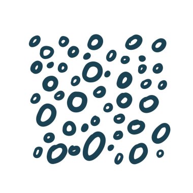 El çizilmiş dokuları mürekkeple yapılmış. Vektör. İzole.