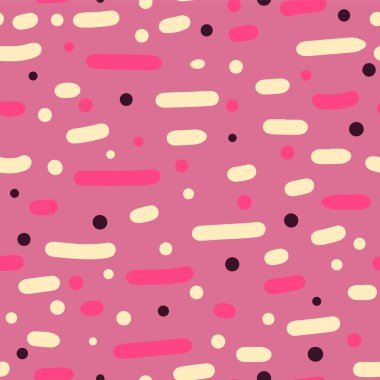 Noktalı arka plan. Karalamalı basit desen. El çizimi gelişigüzel puantiye dokusu.