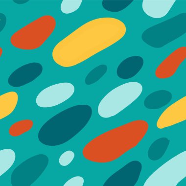 Tekstil tasarımı için soyut düz terrazzo. Kusursuz arkaplan deseni.