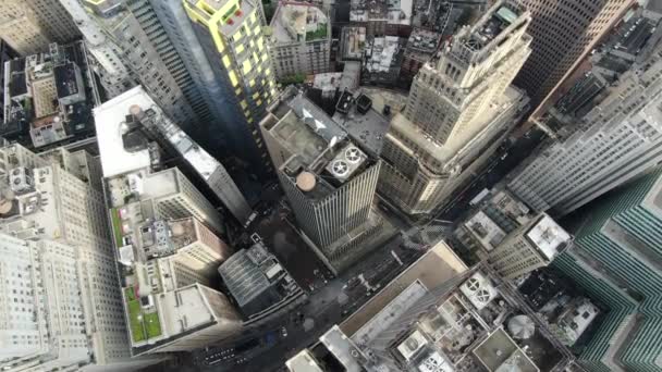 Centrum Dzielnica Finansowa Nowy Jork Lato 2020 — Wideo stockowe