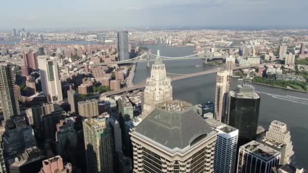 Dzielnica Finansowa Nowy Jork Lato 2020 — Wideo stockowe