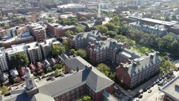 Aerial Flatbush Brooklyn College — Stock Video