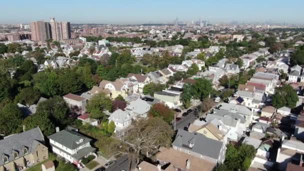 Luchtfoto Van Flatbush Brooklyn — Stockvideo