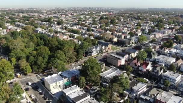 Aerial Flatbush Brooklyn — Stock Video