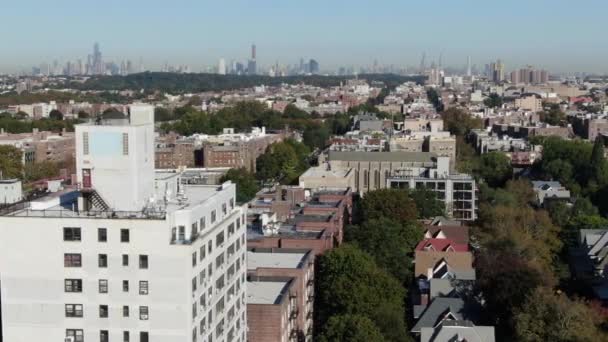 Aerial Del Brooklyn College — Video Stock