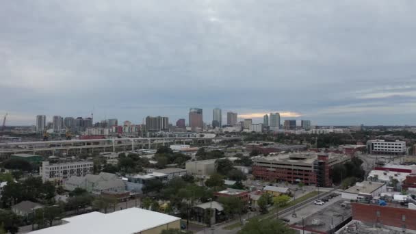Tampa Aerial 2020 Ybor — 图库视频影像